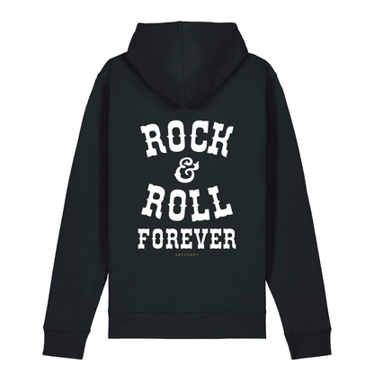 100% Organic unisex Hoodie in vielen Farben »Rock n Roll forever«