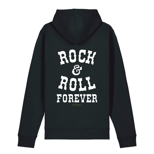 100% Organic unisex Hoodie in vielen Farben »Rock n Roll forever«