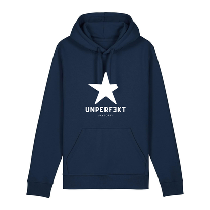 Organic unisex Hoodie in vielen Farben »unperfekt mit großem Stern«