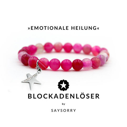 »Emotionale Heilung« Armband aus echten Achat-Steinen