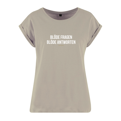 Organic Alle-Größen-Shirt »Blöde Fragen, blöde Antworten«