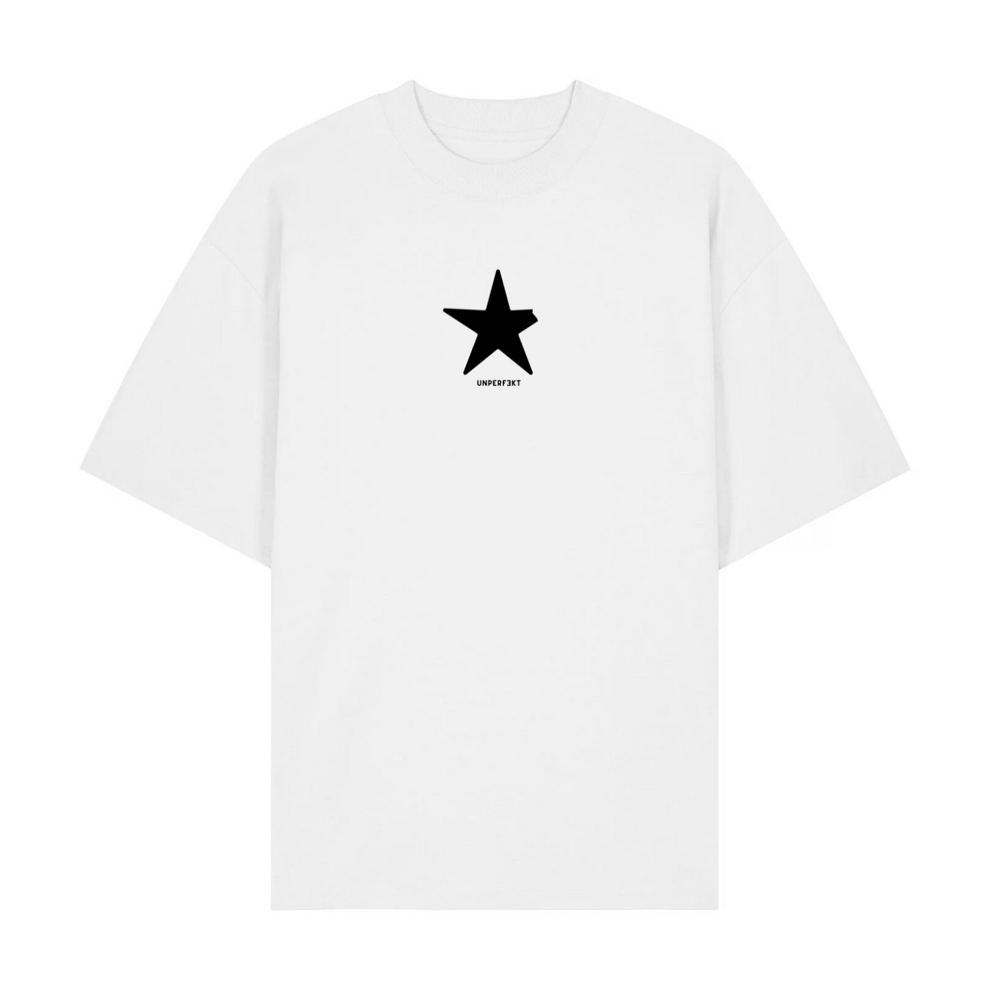 Premium Oversize T-Shirt »Der abgebrochene Stern« Unisex 100% Organic