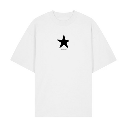 Premium Oversize T-Shirt »Der abgebrochene Stern« Unisex 100% Organic