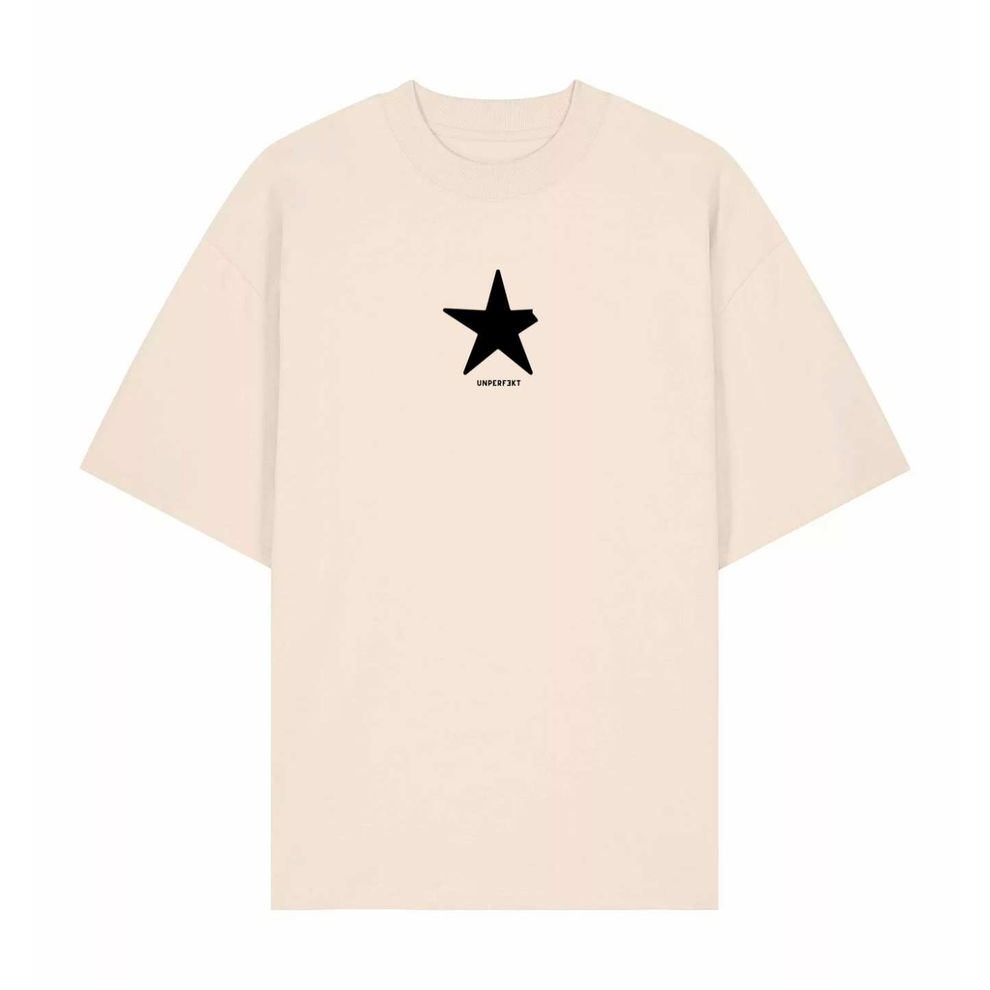Premium Oversize T-Shirt »Der abgebrochene Stern« Unisex 100% Organic