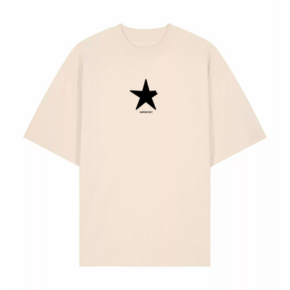Premium Oversize T-Shirt »Der abgebrochene Stern« Unisex 100% Organic