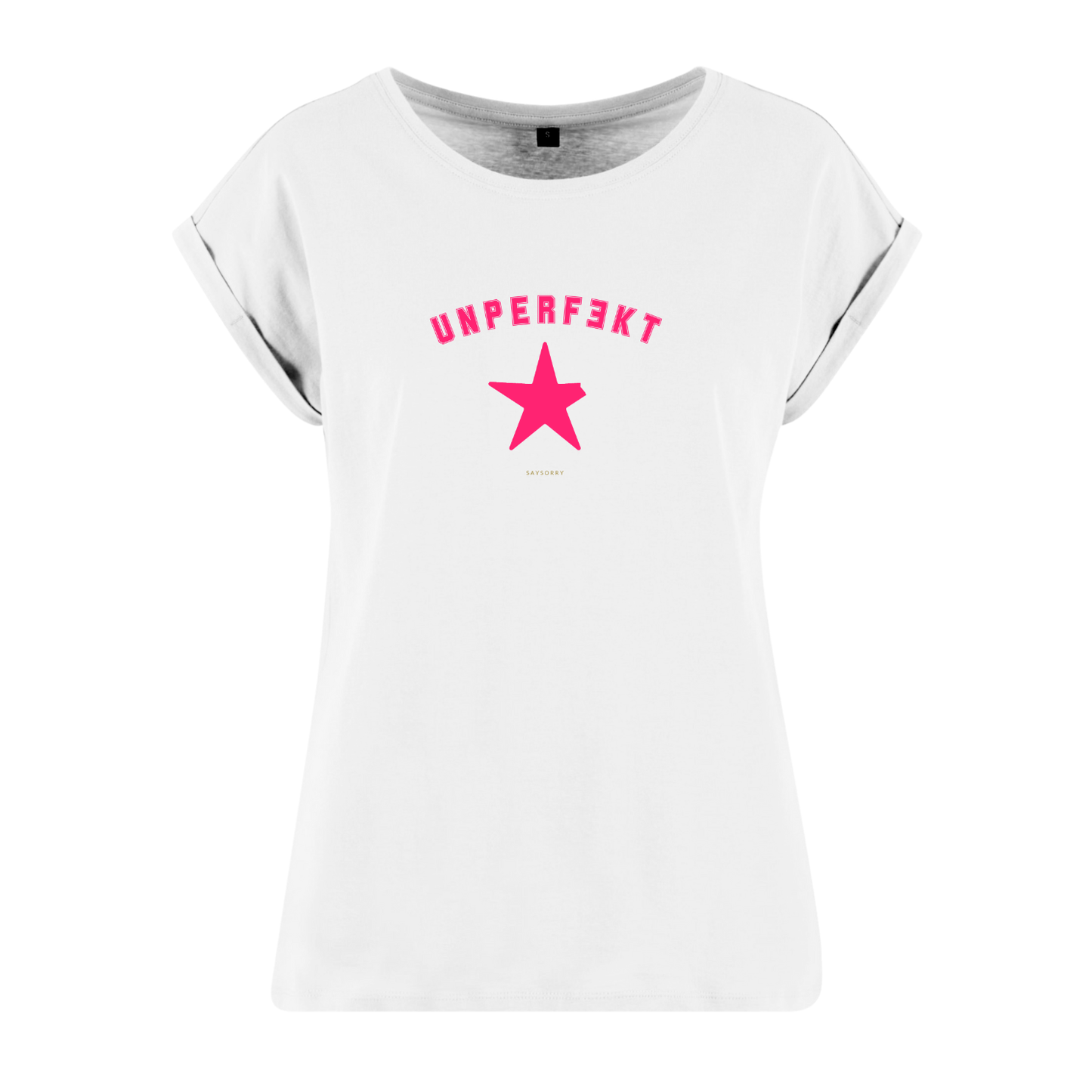 Organic Alle-Größen-Shirt »Unperfekt Retro Style«