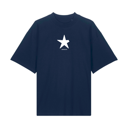 Premium Oversize T-Shirt »Der abgebrochene Stern« Unisex 100% Organic