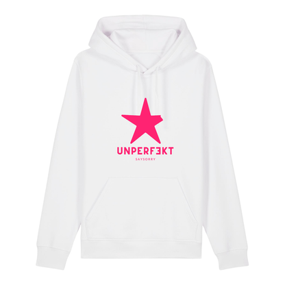 Organic unisex Hoodie »unperfekt in Pink«