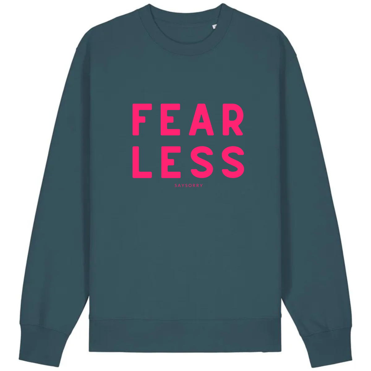 100% organic Pullover »Fearless«