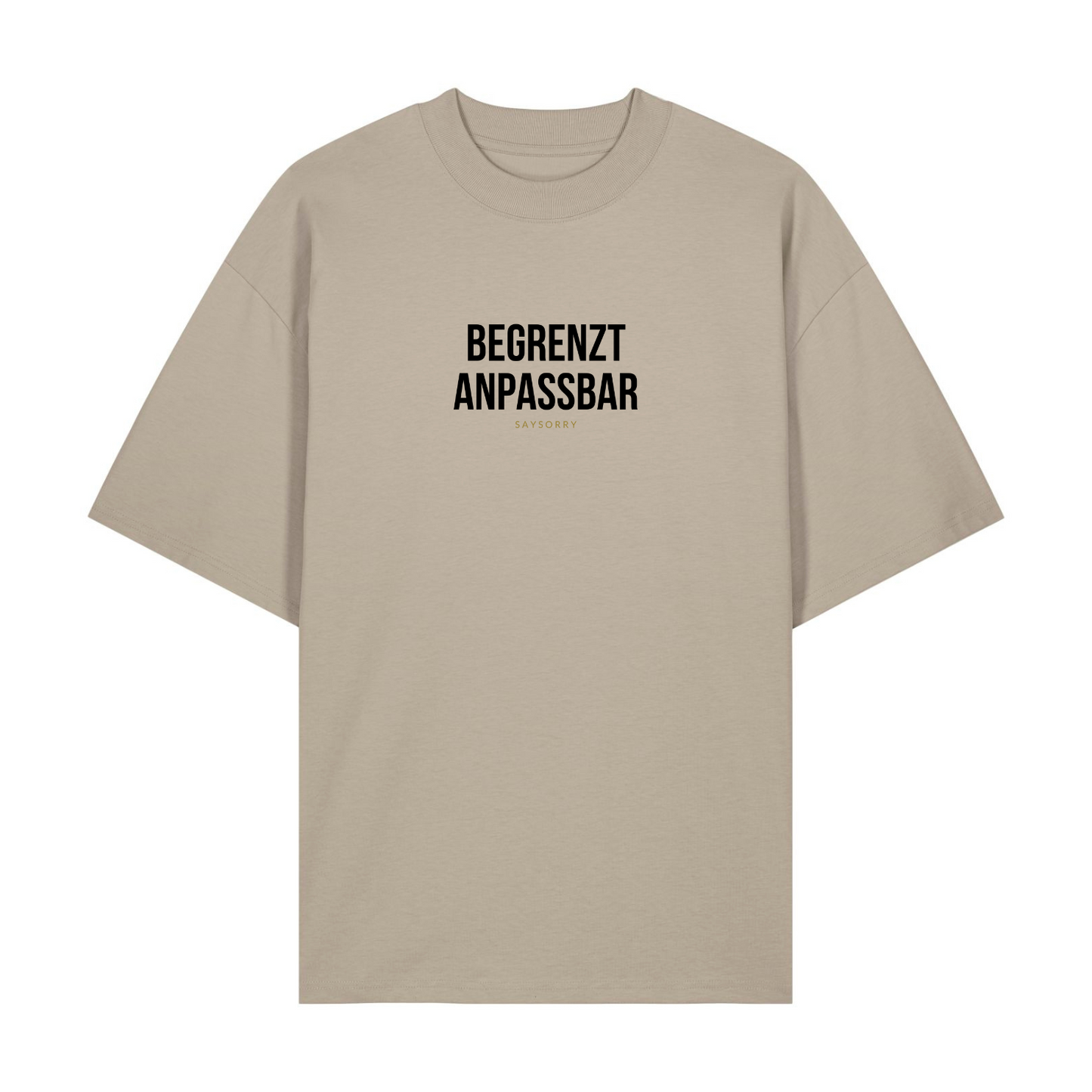 Premium Oversize T-Shirt »Begrenzt anpassbar« Unisex 100% Organic