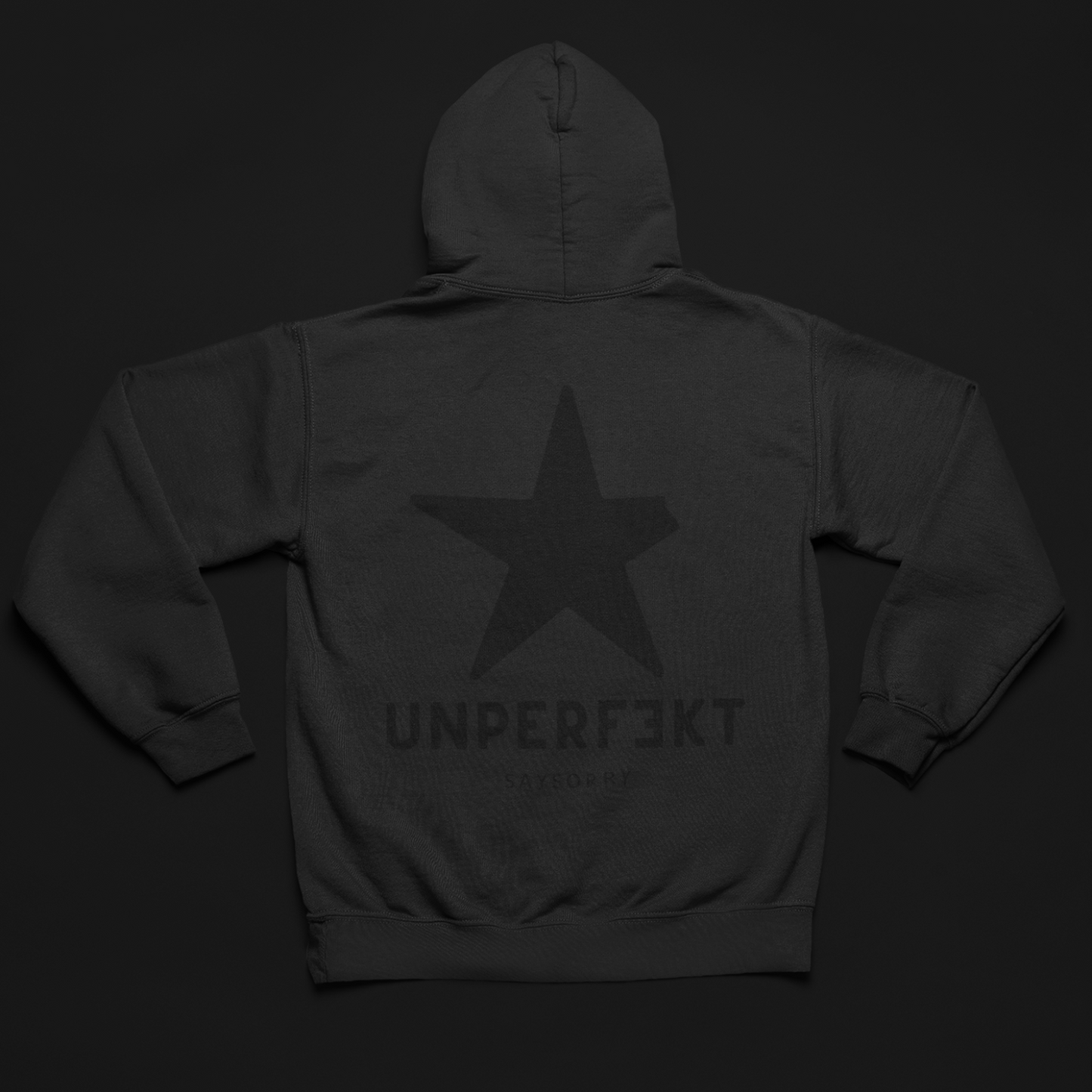 Black Edition Zip-Jacke »Unperfekt All Black«