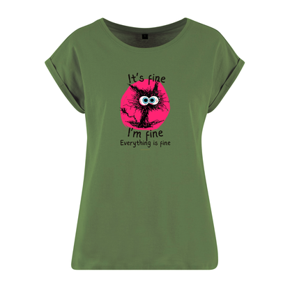 Organic Alle-Größen-Shirt »It’s fine, I’m fine, everything is fine«