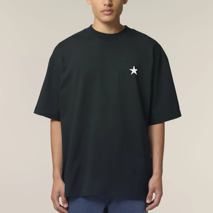 Premium Oversize T-Shirt »The Broken Star hochwertig bestickt« 100% Organic