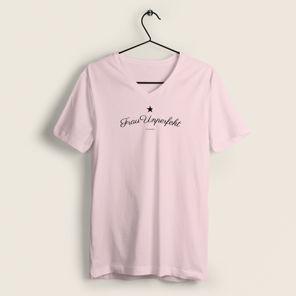 100% Organic V-Neck Damen Shirt »Frau Unperfekt«