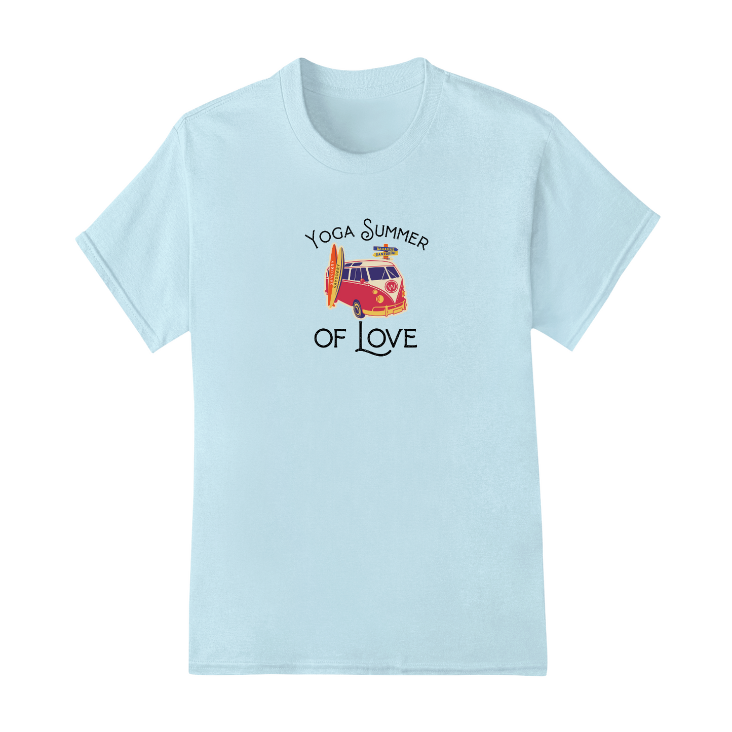 Klassisches Damen Shirt »Yoga Summer of Love« 100% Organic