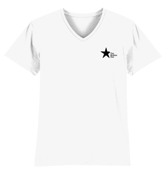 Organic V-Neck Herren Shirt »The Broken Star«