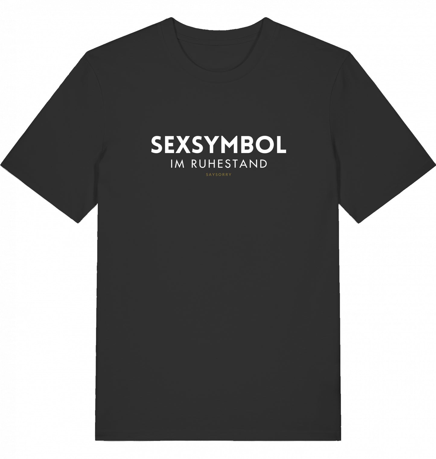 100% Organic Herren Shirt »Sexsymbol im Ruhestand«