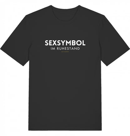 100% Organic Herren Shirt »Sexsymbol im Ruhestand«