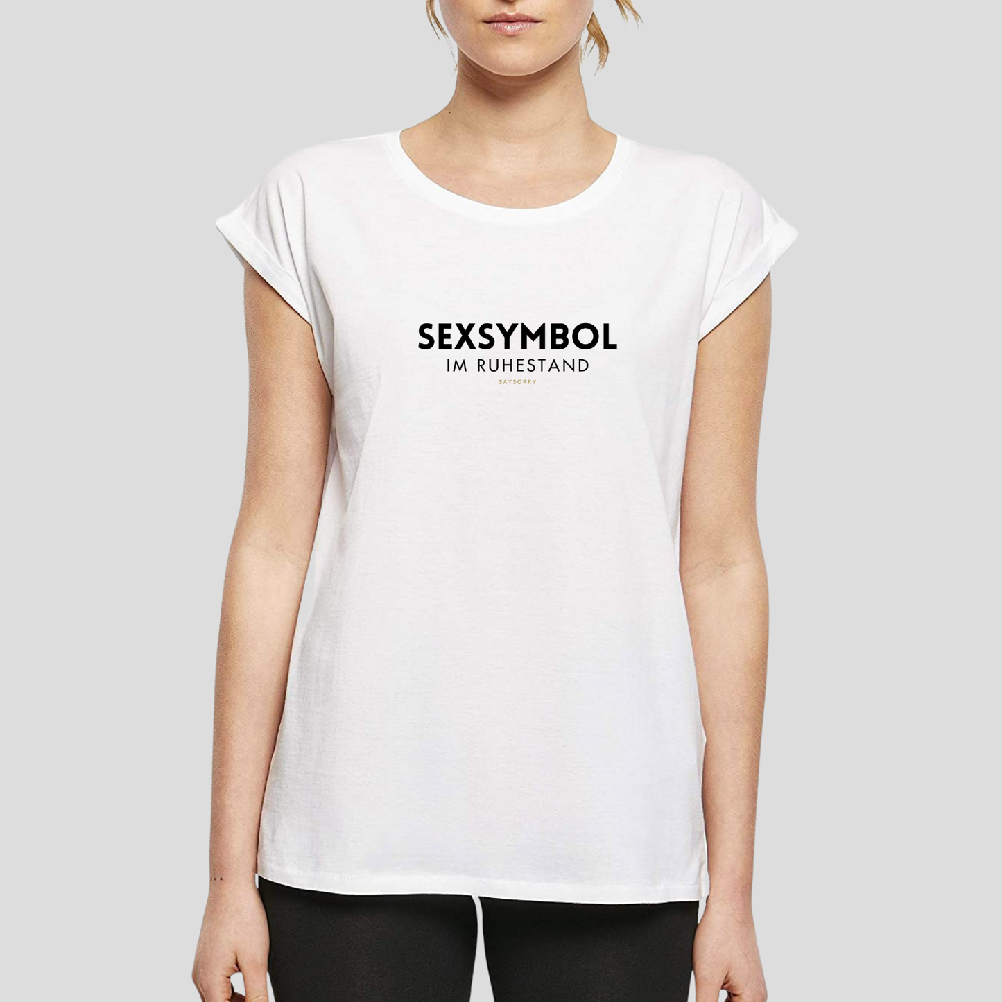 Organic Alle-Größen-Shirt »Sexsymbol im Ruhestand«