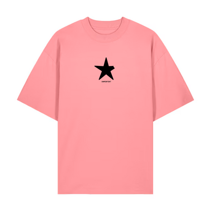 Premium Oversize T-Shirt »Der abgebrochene Stern« Unisex 100% Organic