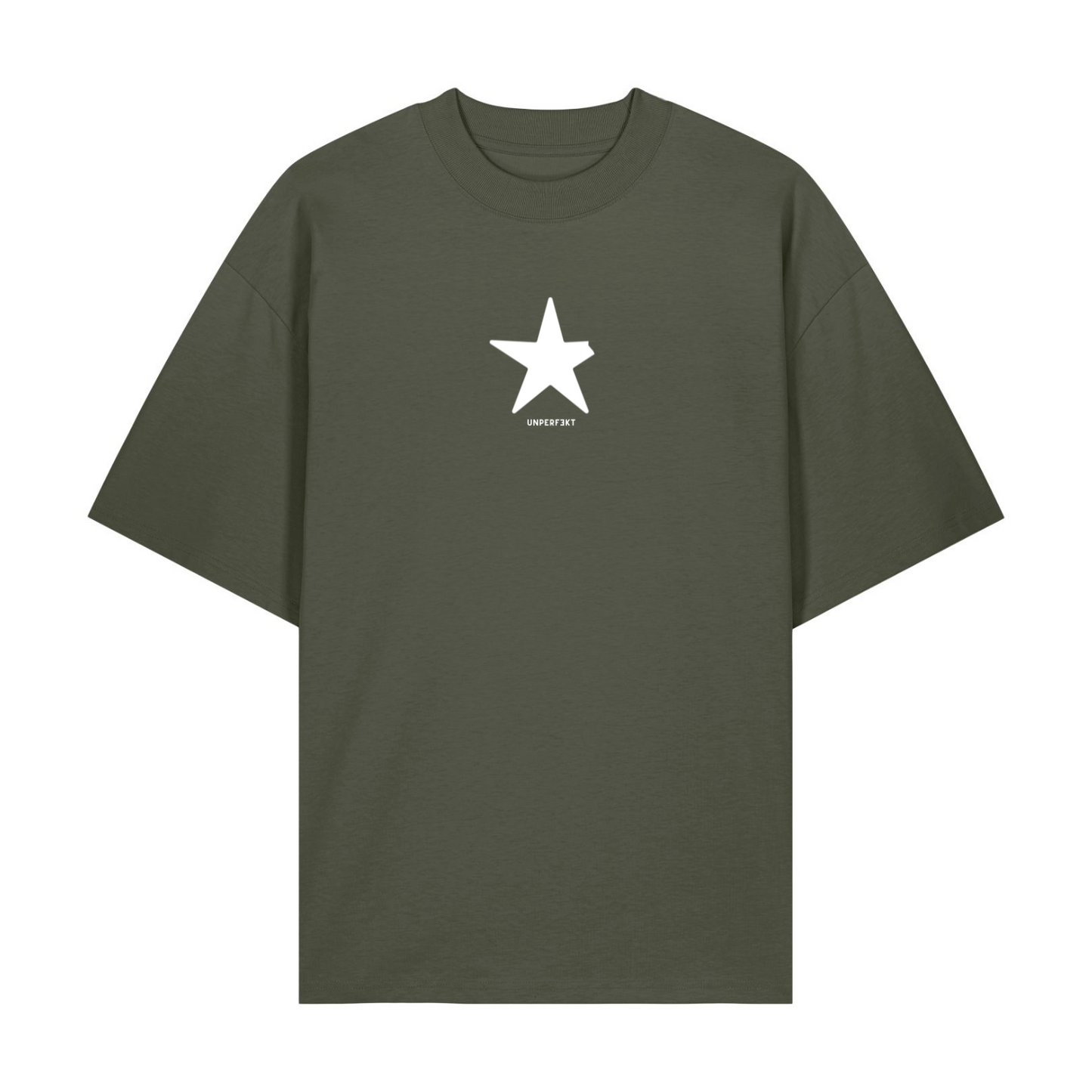 Premium Oversize T-Shirt »Der abgebrochene Stern« Unisex 100% Organic