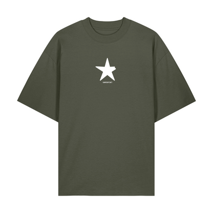 Premium Oversize T-Shirt »Der abgebrochene Stern« Unisex 100% Organic