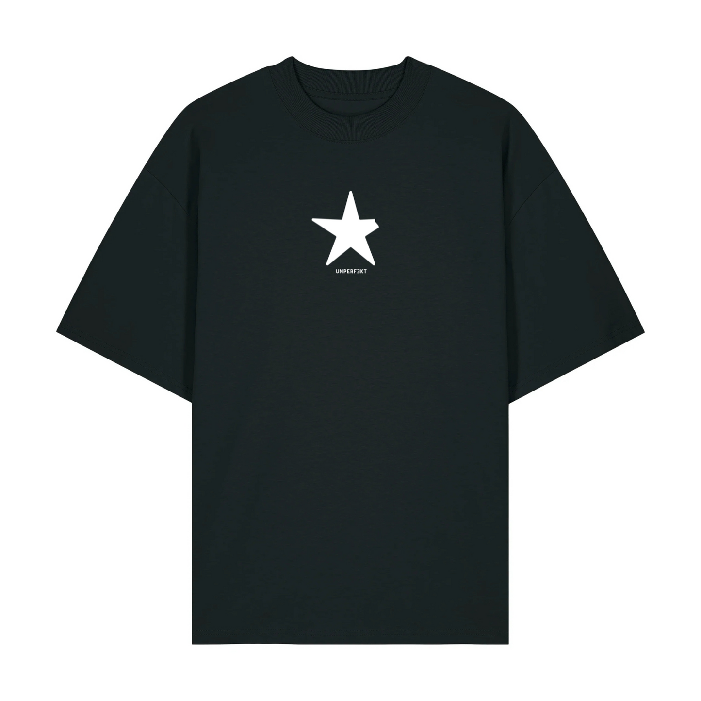 Premium Oversize T-Shirt »Der abgebrochene Stern« Unisex 100% Organic