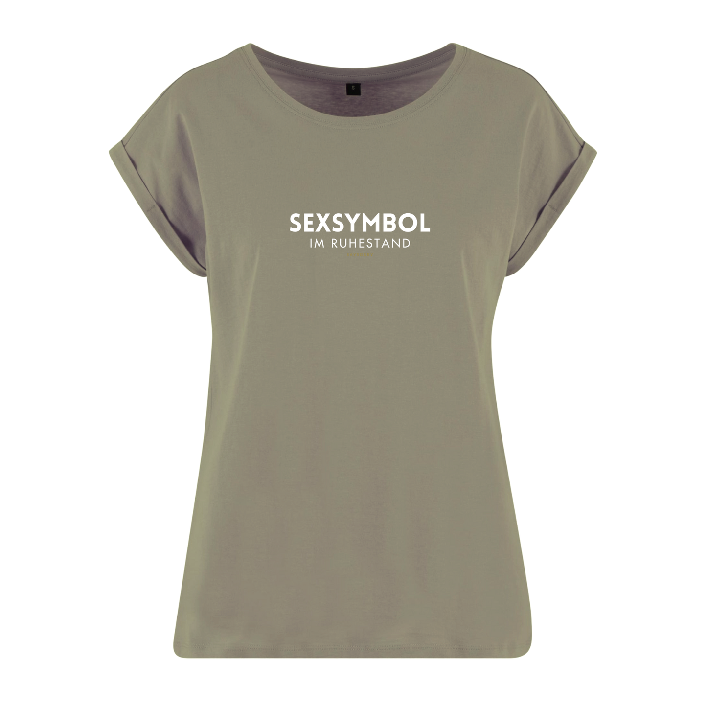 Organic Alle-Größen-Shirt »Sexsymbol im Ruhestand«