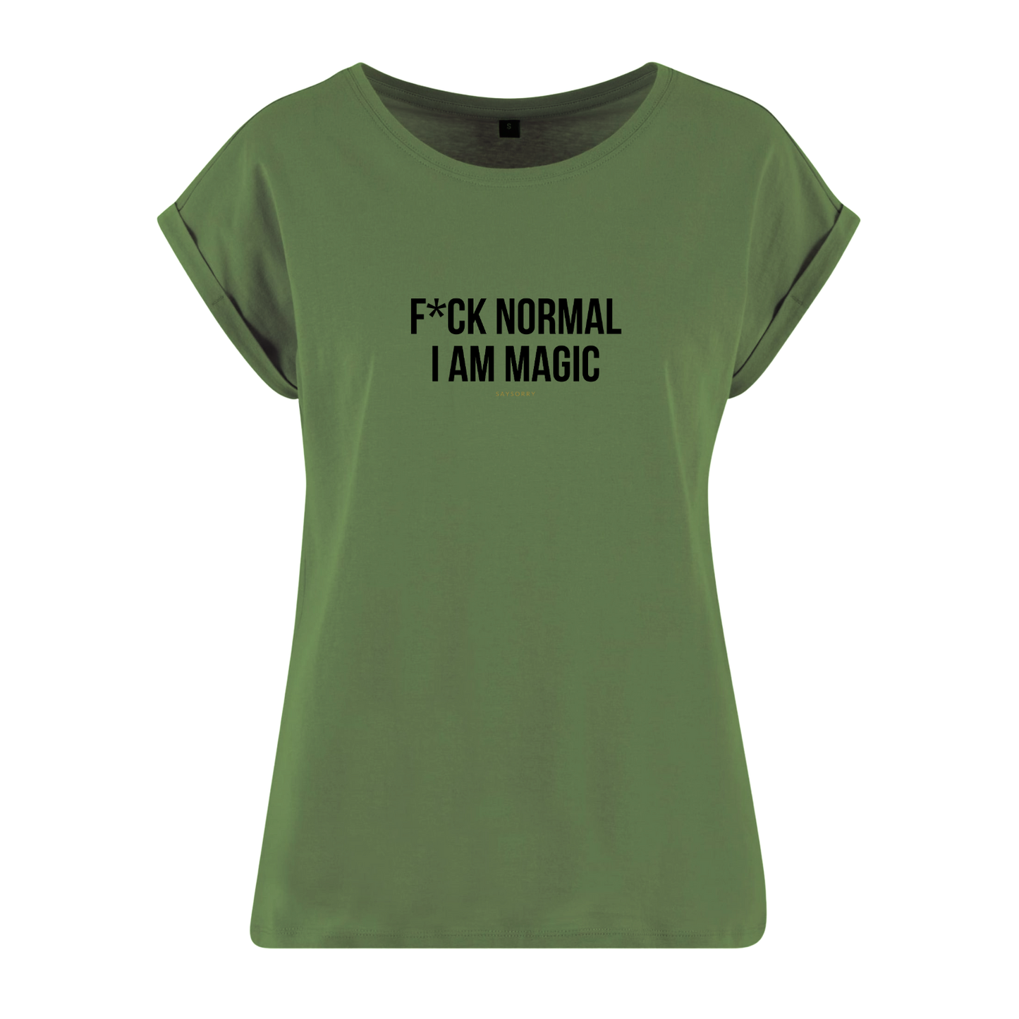 Organic Alle-Größen-Shirt »F*ck normal. I am Magic.«