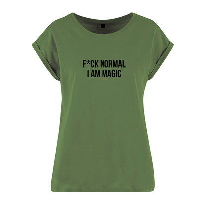 Organic Alle-Größen-Shirt »F*ck normal. I am Magic.«