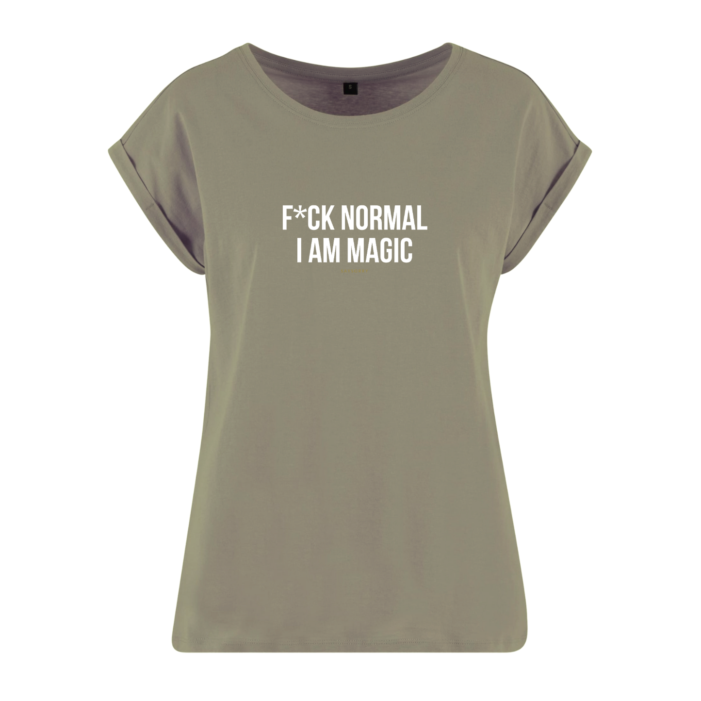 Organic Alle-Größen-Shirt »F*ck normal. I am Magic.«