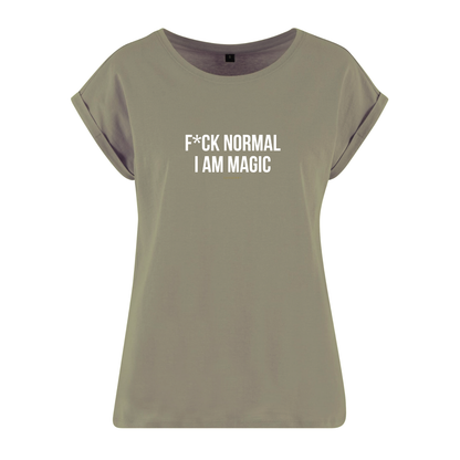 Organic Alle-Größen-Shirt »F*ck normal. I am Magic.«