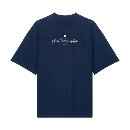Premium Unisex Oversize T-Shirt »Frau Unperfekt« Unisex 100% Organic