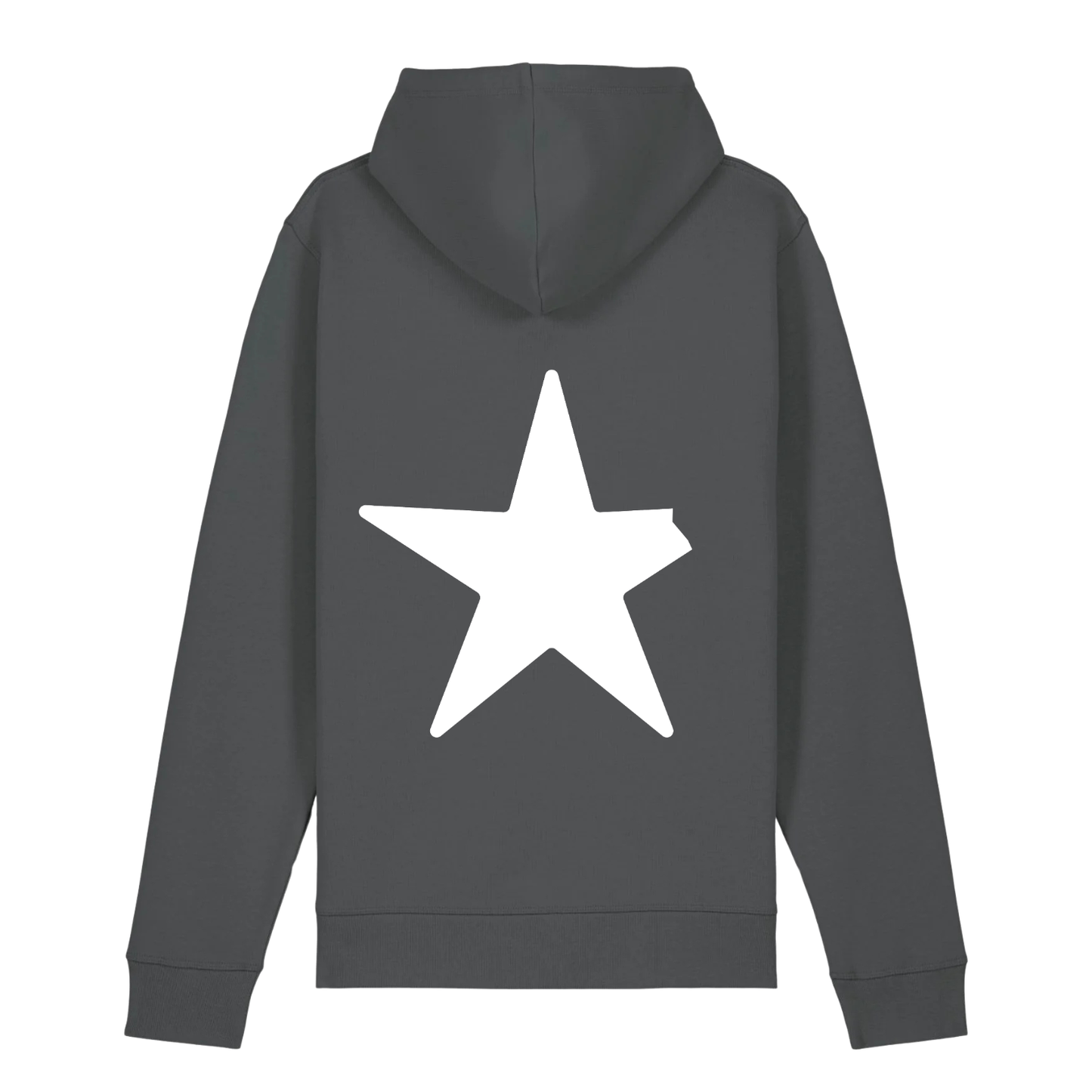100% Organic unisex Hoodie in vielen Farben »Nur der abgebrochene Stern« hochwertig bedruckt