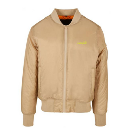 Classic Bomberjacket »Unperfekt ist Neon« hochwertig bestickt