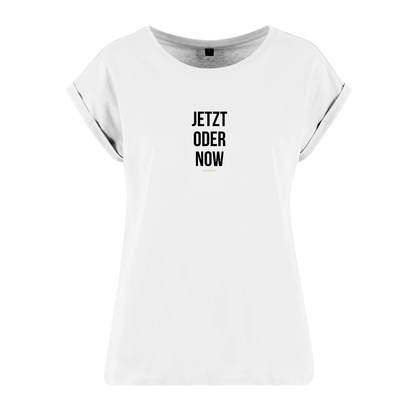 Organic Figurschmeichler-Shirt »Jetzt oder Now«