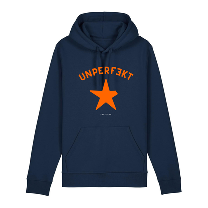 100% Organic unisex Hoodie »Unperfekt in Orange«