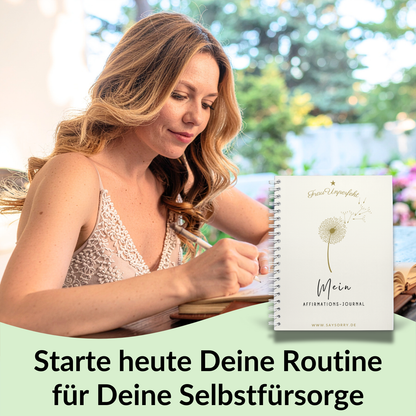 »Dein Affirmations-Journal« für 30 Tage mit 68 farbigen Seiten