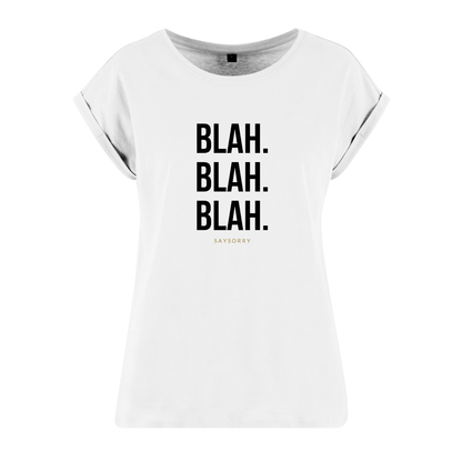 Organic Alle-Größen-Shirt »Blah. Blah. Blah.«