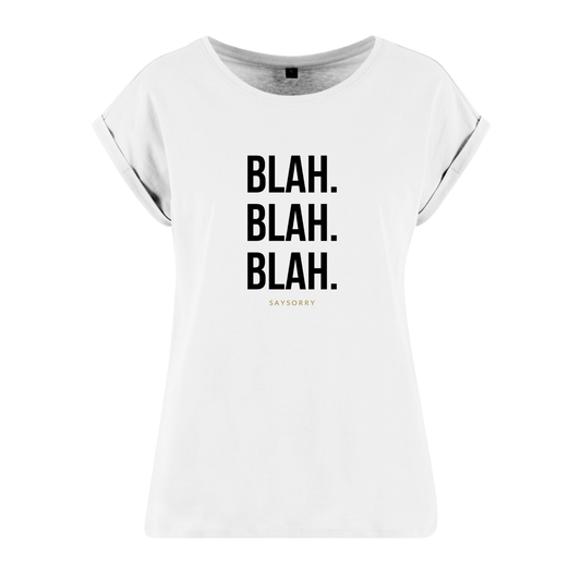 Organic Alle-Größen-Shirt »Blah. Blah. Blah.«