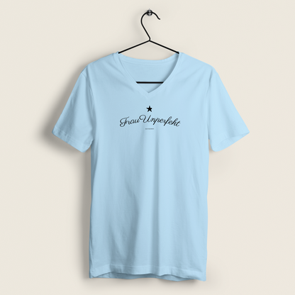 100% Organic V-Neck Damen Shirt »Frau Unperfekt«