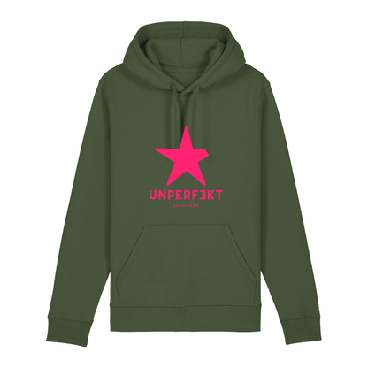 Organic unisex Hoodie »unperfekt in Pink«