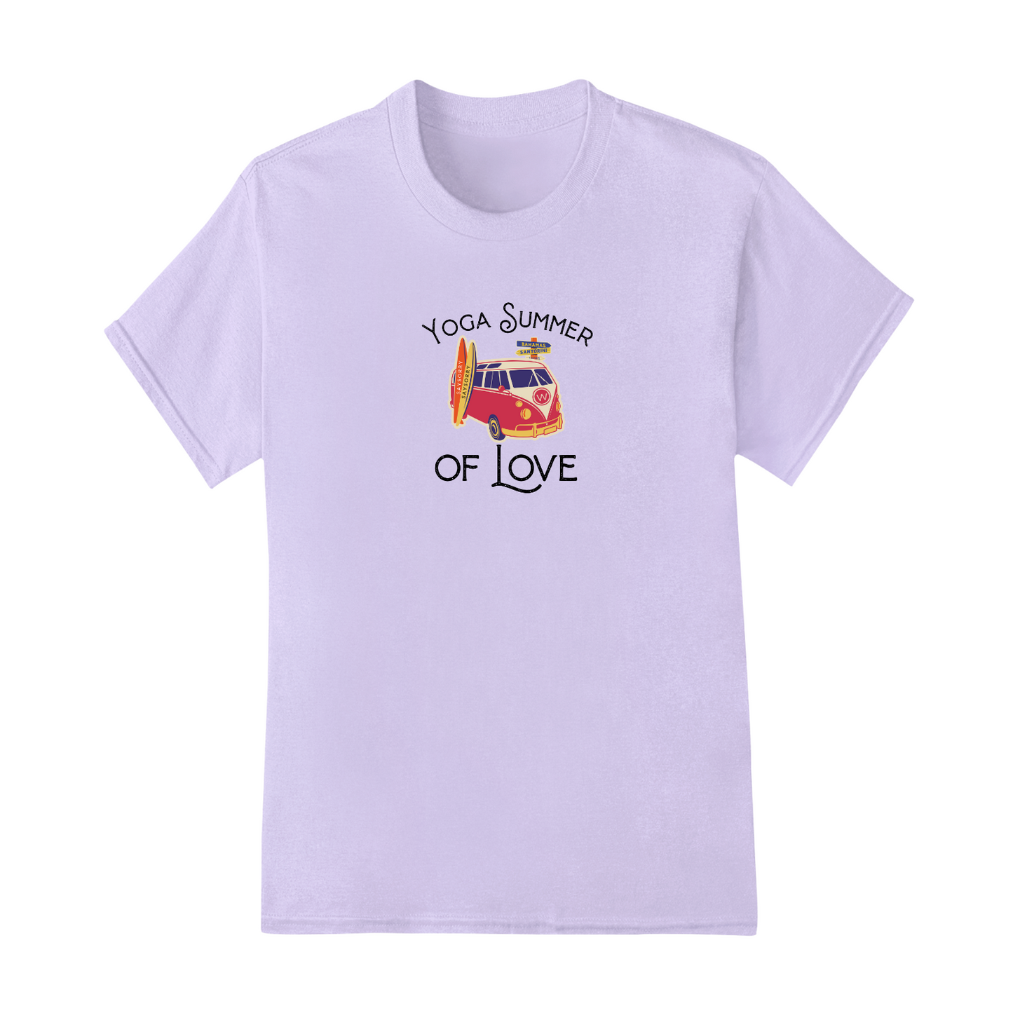 Klassisches Damen Shirt »Yoga Summer of Love« 100% Organic