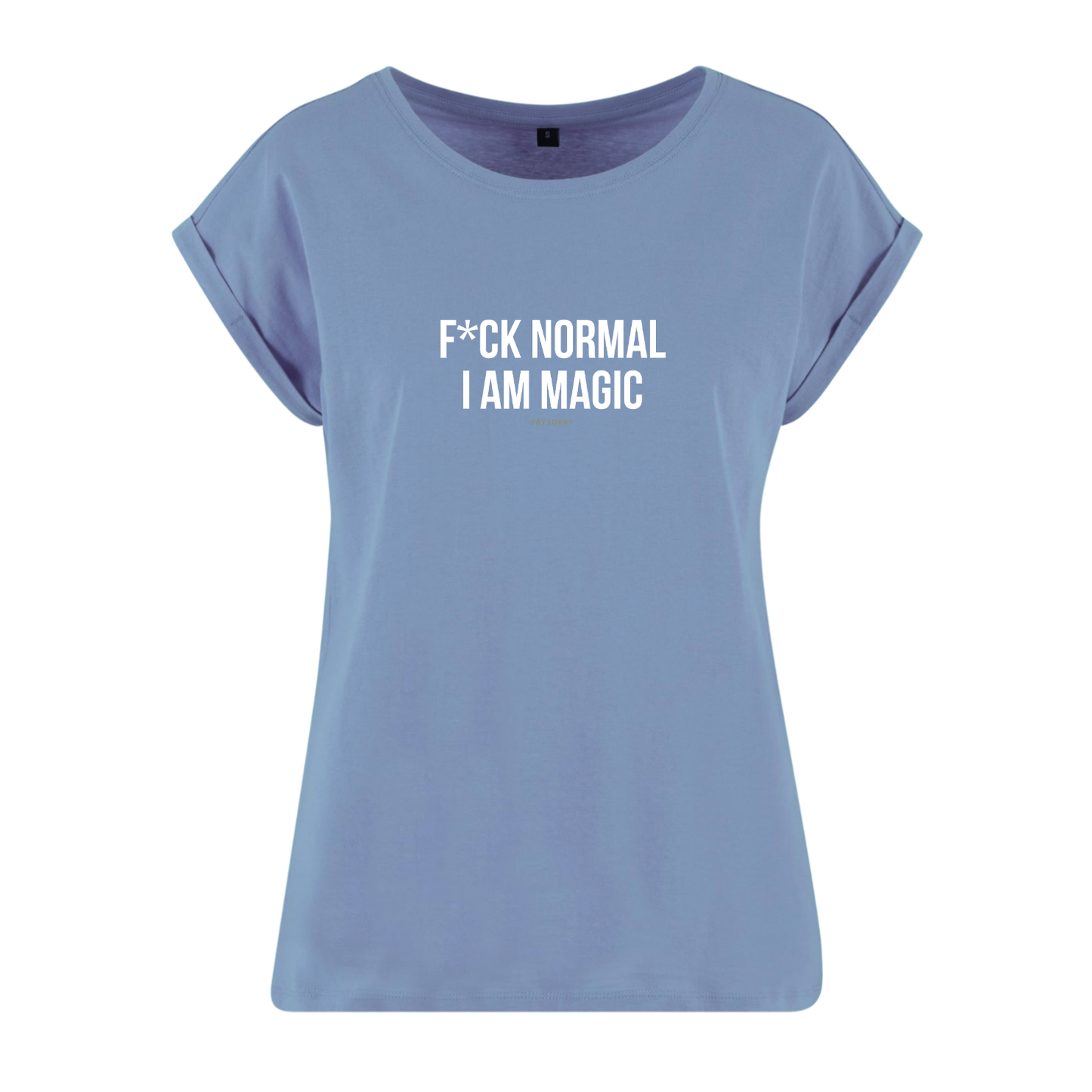 Organic Alle-Größen-Shirt »F*ck normal. I am Magic.«