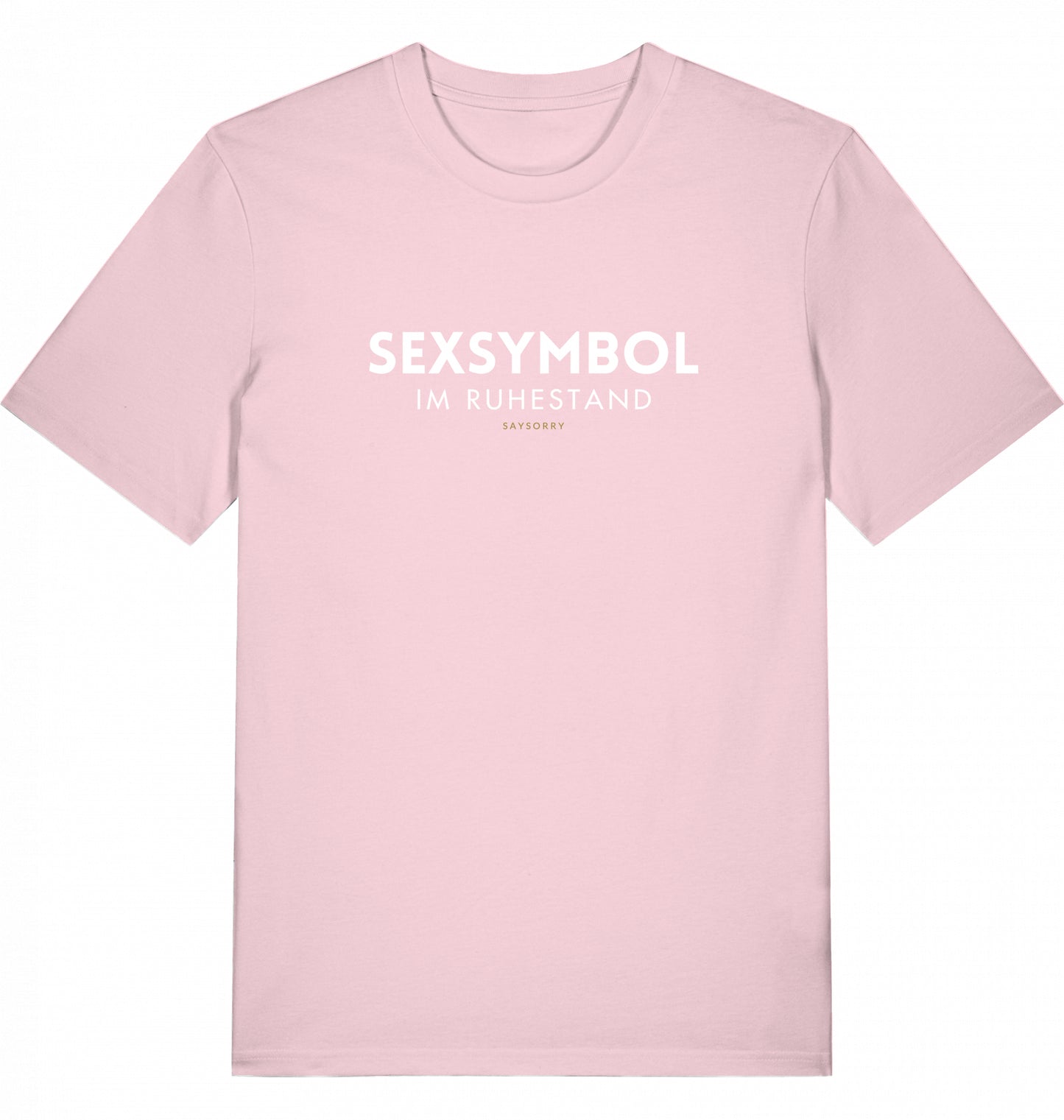 100% Organic Herren Shirt »Sexsymbol im Ruhestand«