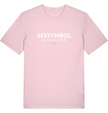 100% Organic Herren Shirt »Sexsymbol im Ruhestand«