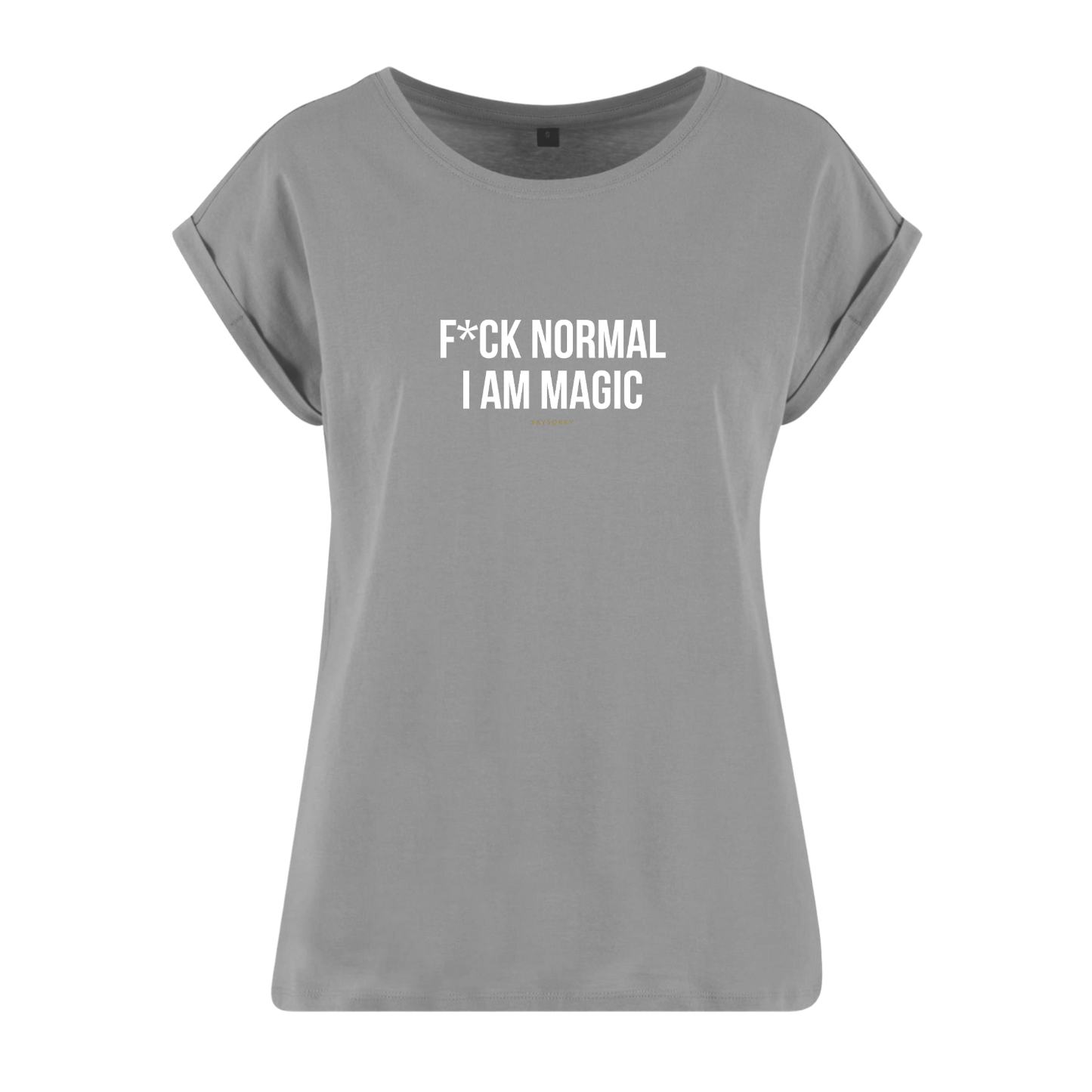 Organic Alle-Größen-Shirt »F*ck normal. I am Magic.«