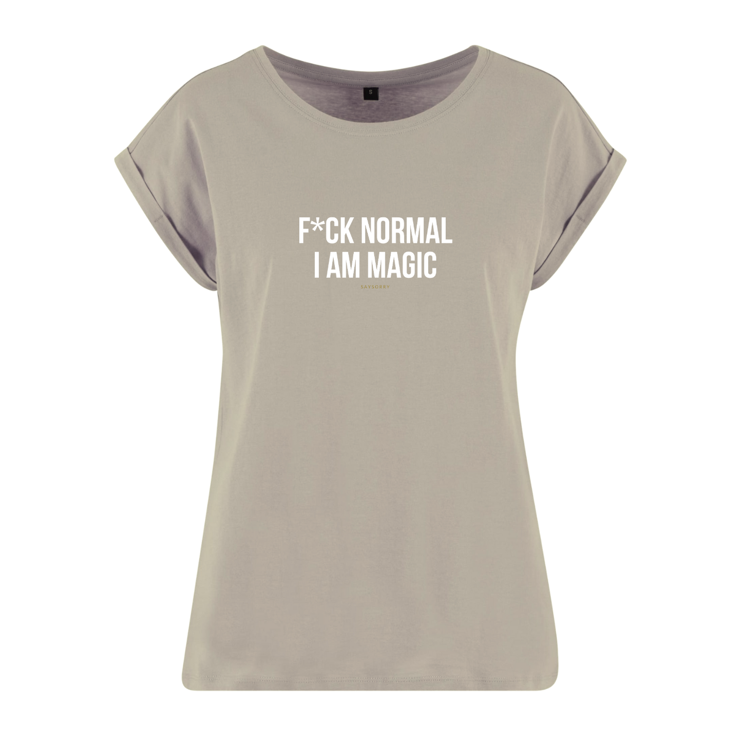 Organic Alle-Größen-Shirt »F*ck normal. I am Magic.«