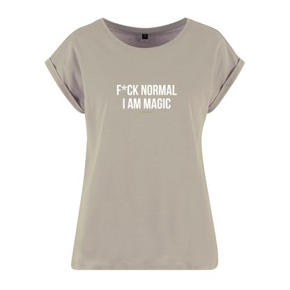 Organic Alle-Größen-Shirt »F*ck normal. I am Magic.«