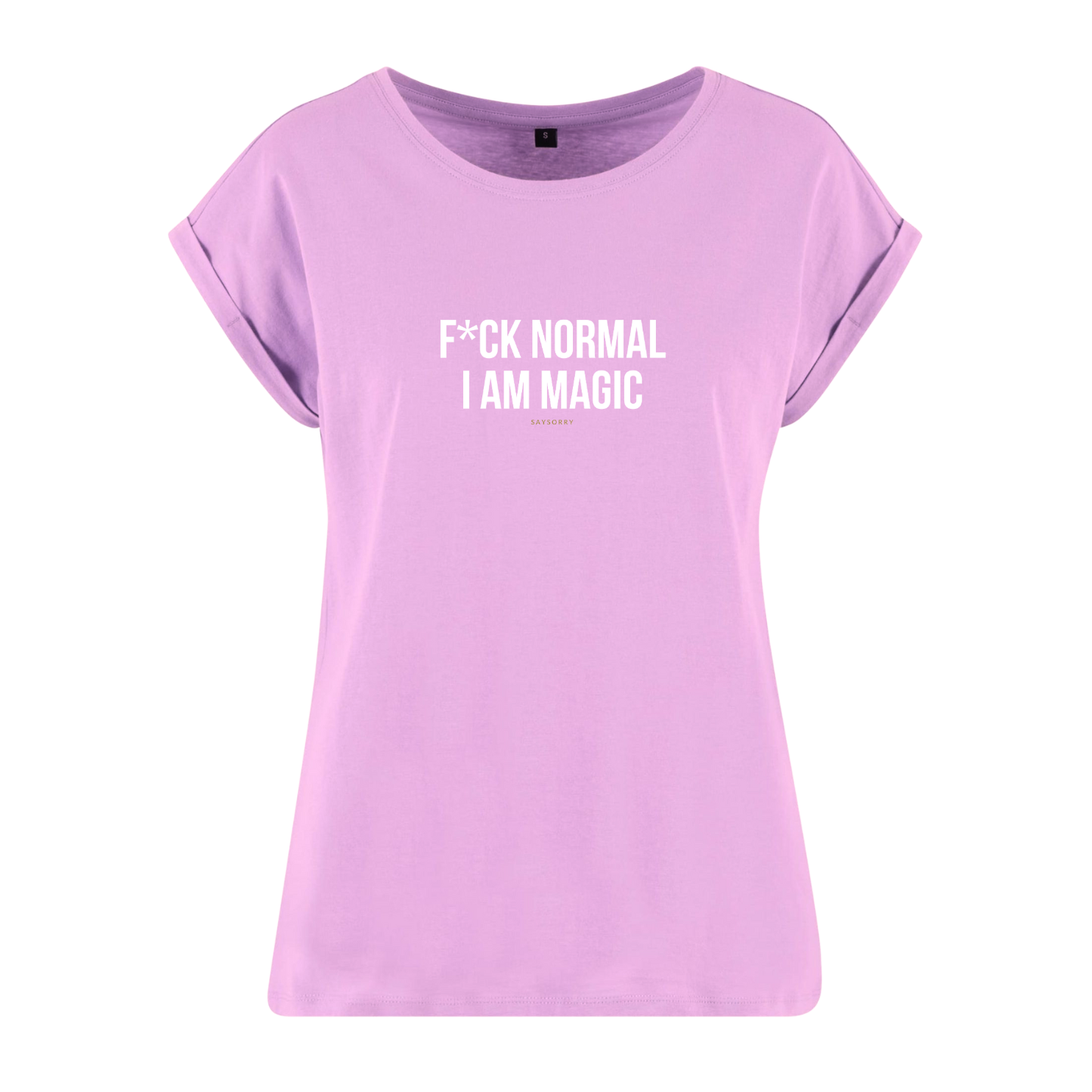 Organic Alle-Größen-Shirt »F*ck normal. I am Magic.«